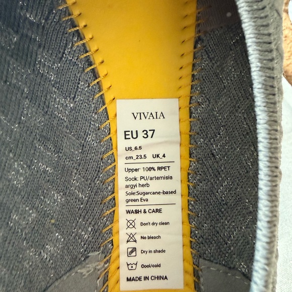 VIVA Gray Woven Women's Loafers - Picture 7 of 8